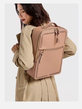 Calpak Kaya 15 inch Laptop Backpack in Caramel